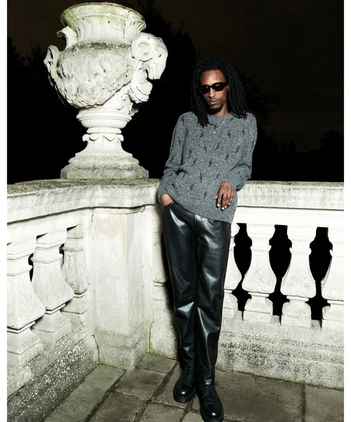 ALLSAINTS オーバーサイズニット セーター ネップ素材 クルーネック L ALLSAINTS セーター ニット ZAP OVERSIZED CREW NECK JUMPER