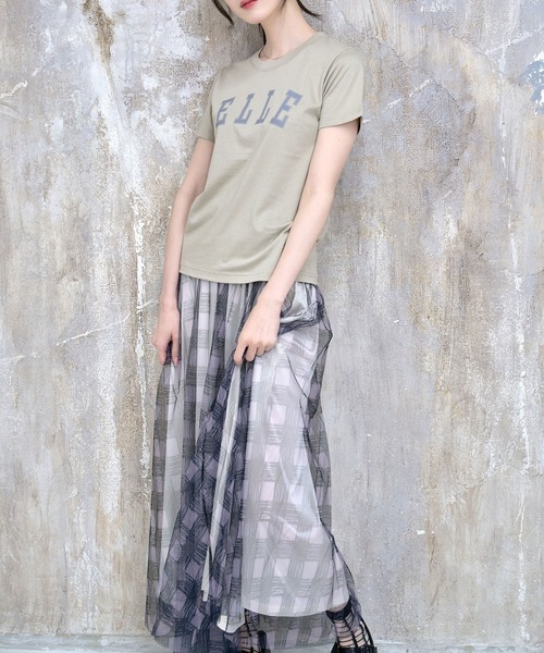 tシャツ 「Nora Lily」「elle」Ruffle Edge Swan Drape Top レディース セール】【Nora Lily】「elle」Ruffle Edge Swan Drape Top（T