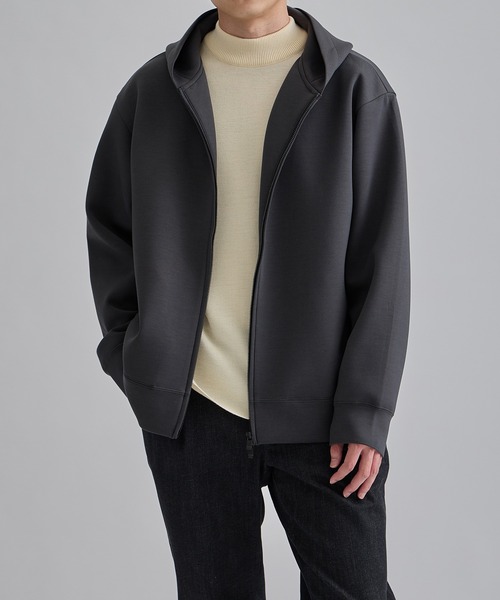 UNITED TOKYO パーカー Aeroダンボール ジップパーカー メンズ