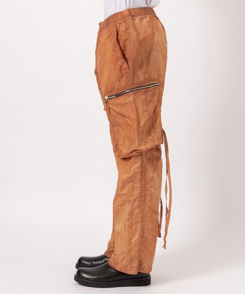 パンツ 「NULABEL/ニューレーベル」GARMENT DYED NYLON  CARGO TROUSERS メンズの画像