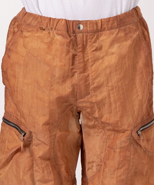 パンツ 「NULABEL/ニューレーベル」GARMENT DYED NYLON  CARGO TROUSERS メンズの画像