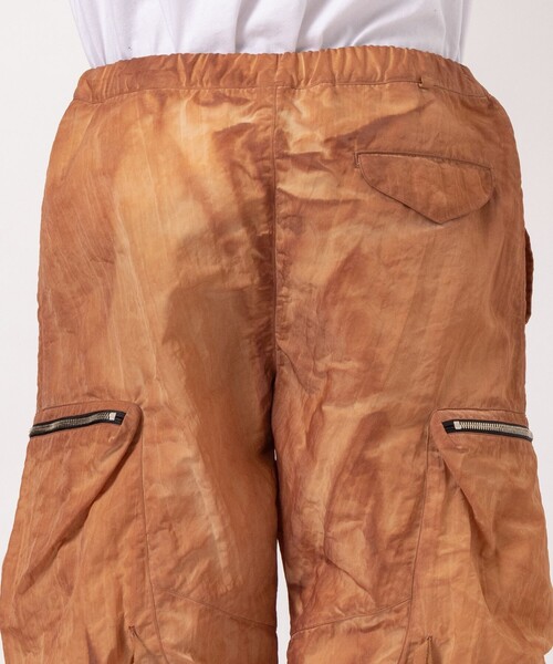 パンツ 「NULABEL/ニューレーベル」GARMENT DYED NYLON  CARGO TROUSERS メンズの画像