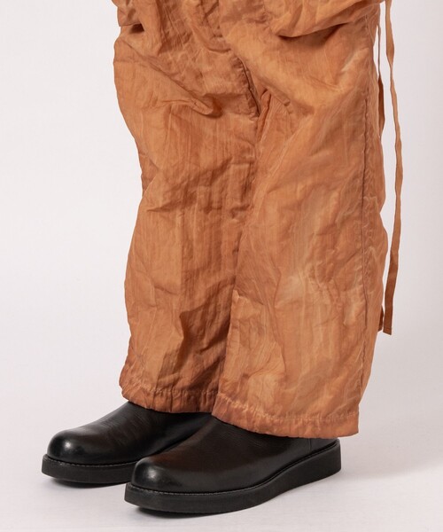 パンツ 「NULABEL/ニューレーベル」GARMENT DYED NYLON  CARGO TROUSERS メンズの画像