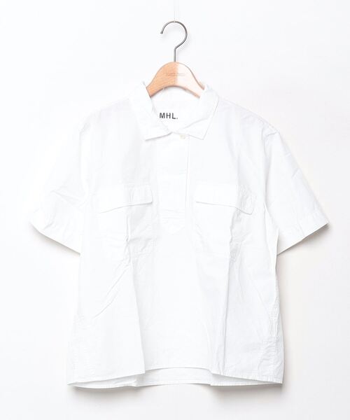 MHL.（エムエイチエル）の「TEXTURED COTTON（シャツ/ブラウス