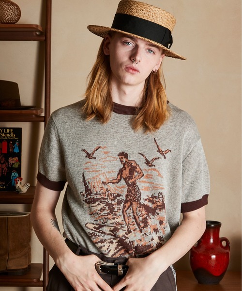 Schott N.Y.C セーター ニット Schott/ショット/50'S SS KNIT