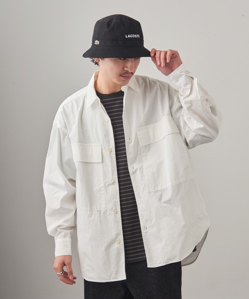 LACOSTE（ラコステ） 帽子 ハット メンズ 「LACOSTE」ロゴバケット