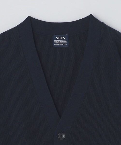 SHIPS（シップス） カーディガン SHIPS:「洗濯機可能」SOLOTEX(R) 12