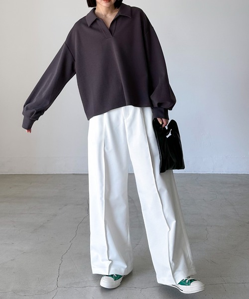 DOUX ARCHIVES（ドゥアルシーヴ） tシャツ ダンボールスキッパープル