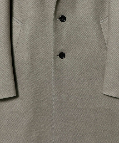 エストネーション チェスターコート グレー L ウール 二つボタン ESTNATION（エストネーション） チェスターコート X-LARGE グレー