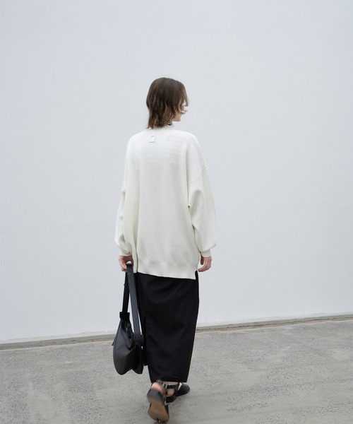 「EKCOOKIES」 長袖ニット L セージグリーン レディース_画像2