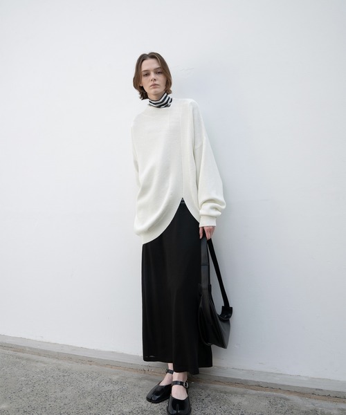 「EKCOOKIES」 長袖ニット L セージグリーン レディース_画像4