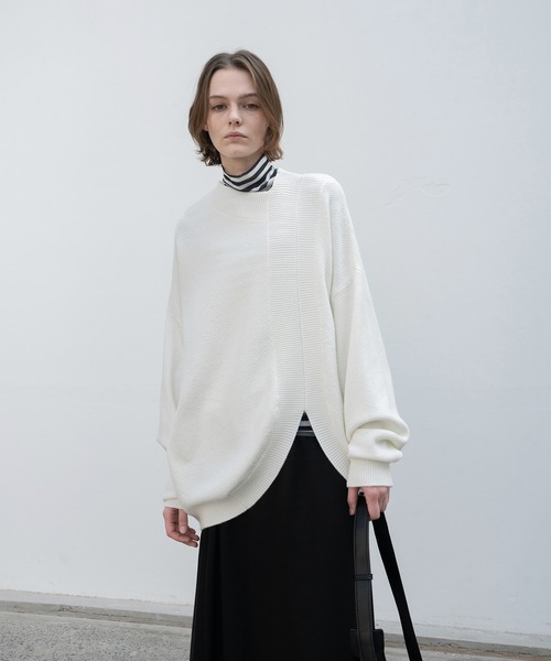 「EKCOOKIES」 長袖ニット L セージグリーン レディース_画像5