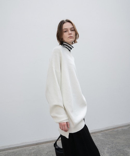 「EKCOOKIES」 長袖ニット L セージグリーン レディース_画像6