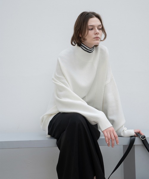 「EKCOOKIES」 長袖ニット L セージグリーン レディース_画像8