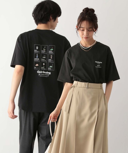 GLOBAL WORK（グローバルワーク） tシャツ グラフィックTシャツ/半袖