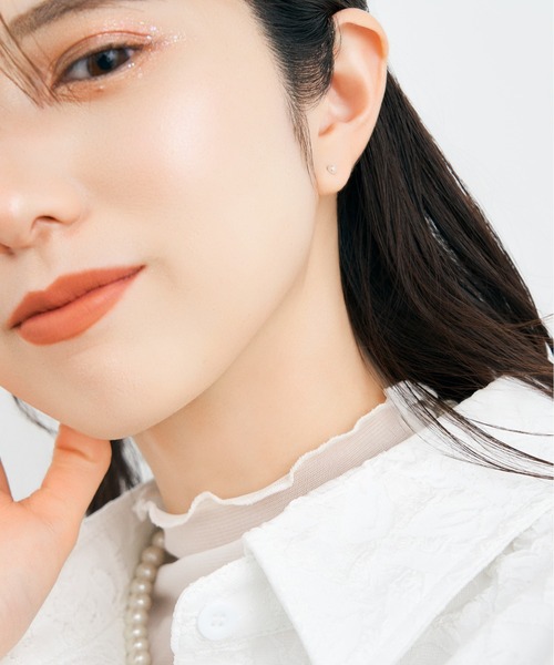 Jewel closet by L&Co. ピアス K10 シェル/貝 パール レディース