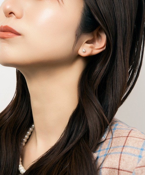 Jewel closet by L&Co. ピアス K10 シェル/貝 パール レディース