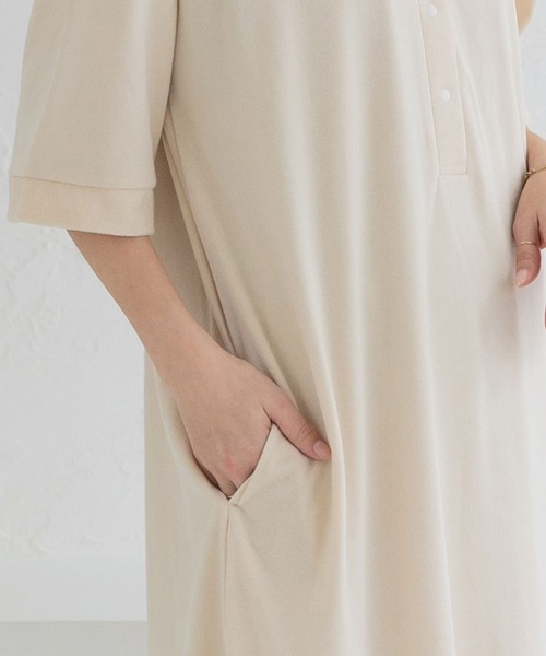 マタニティ Ｍｏｒｅｄｄｅ　お風呂あがりのママの味方！バスローブパイルワンピース | フェリシモMama | 14