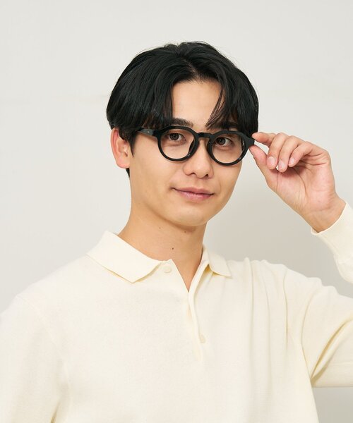 Zoff（ゾフ） 伊達メガネ メガネ 眼鏡 ボストン型 メガネ｜軽量｜太縁