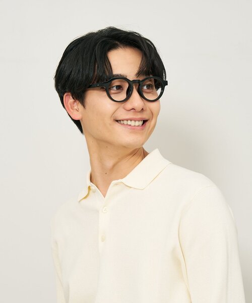 Zoff（ゾフ） 伊達メガネ メガネ 眼鏡 ボストン型 メガネ｜軽量｜太縁