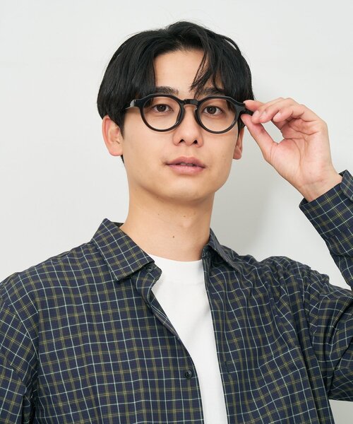 Zoff（ゾフ） 伊達メガネ メガネ 眼鏡 ボストン型 メガネ｜軽量｜太縁