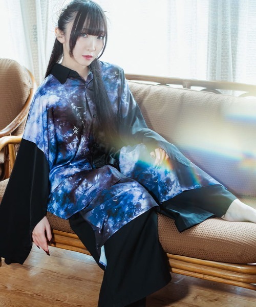 REZEN パンツ 三世の契レイヤード袴パンツ メンズ レディース