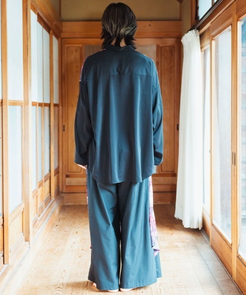 [夏セール]アクシーズ　REZEN 彼岸花レイヤード袴パンツ 陰陽師サイドライン袴パンツ | outlet | axes femme online shop