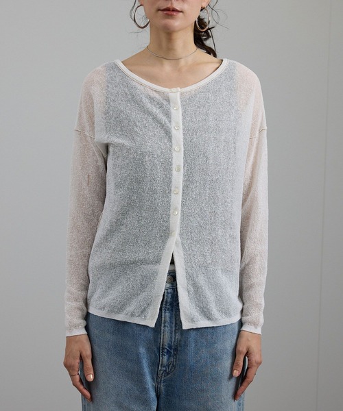 SALON adam et rope'（サロン アダム エ ロペ） カーディガン シアー