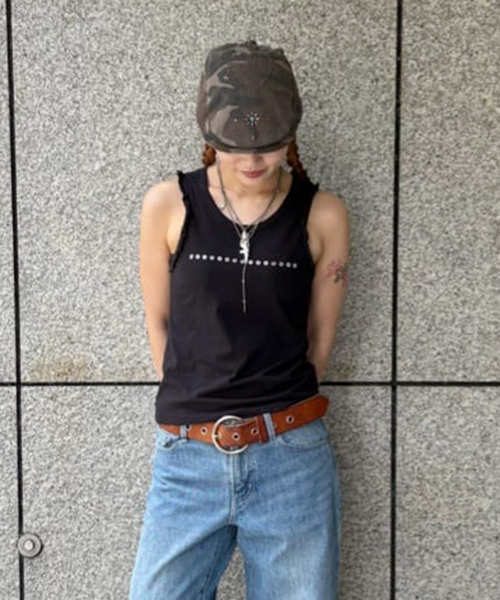 tシャツ ホットフィットフリル タンクトップ レディース