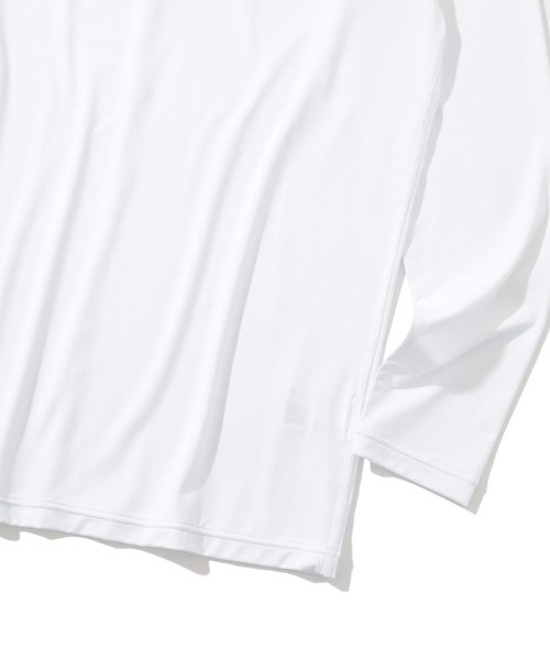 新品 MARK&LONA モックネック ホワイトシャツ MARK&LONA tシャツ Ever Mock Neck Long Sleeve Top | MEN