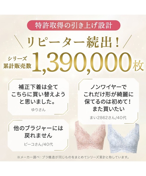 BRADELIS NewYork ブラジャー スムースレースハートフル