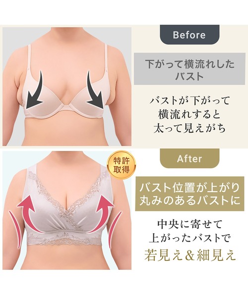 BRADELIS NewYork ブラジャー スムースレースハートフル