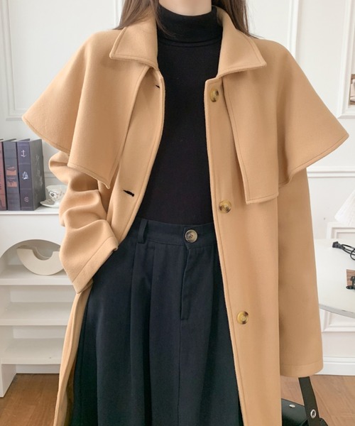 「ABITOKYO」 ステンカラーコート M ベージュ レディース_画像2