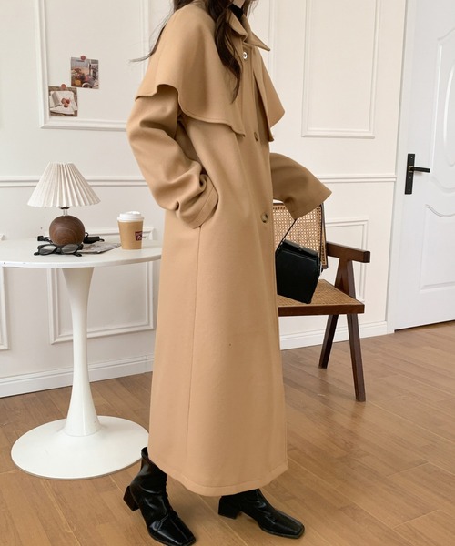 「ABITOKYO」 ステンカラーコート M ベージュ レディース_画像5