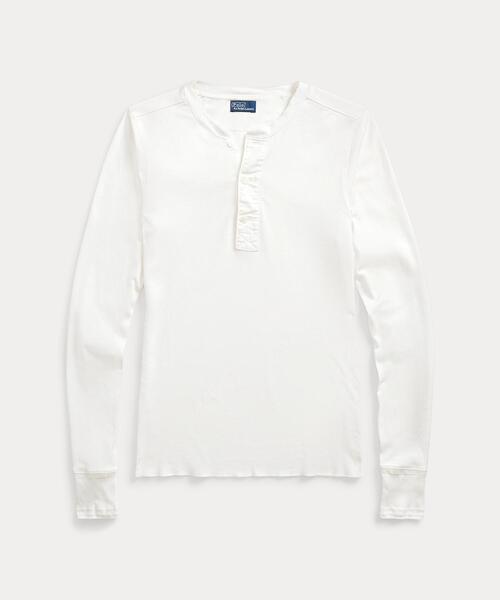 ラルフローレン　ヘンリーネック　ポロシャツ POLO RALPH LAUREN tシャツ コットン ヘンリーネック シャツ