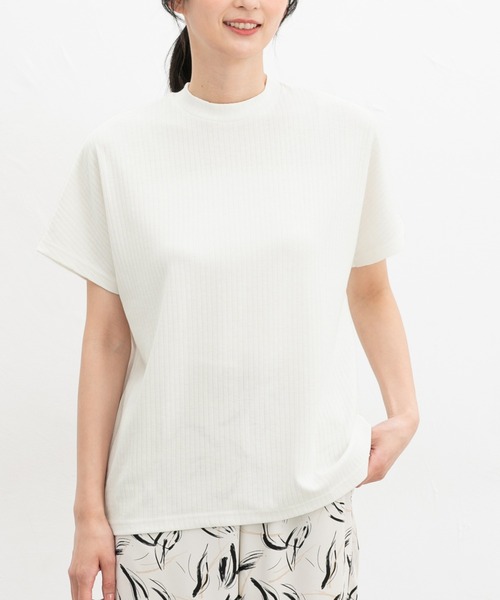 tシャツ DRY BASIC JERSEY TOP レディース Honeys tシャツ 「ハニさら・汗ジミ軽減加工」汗ジミ軽減