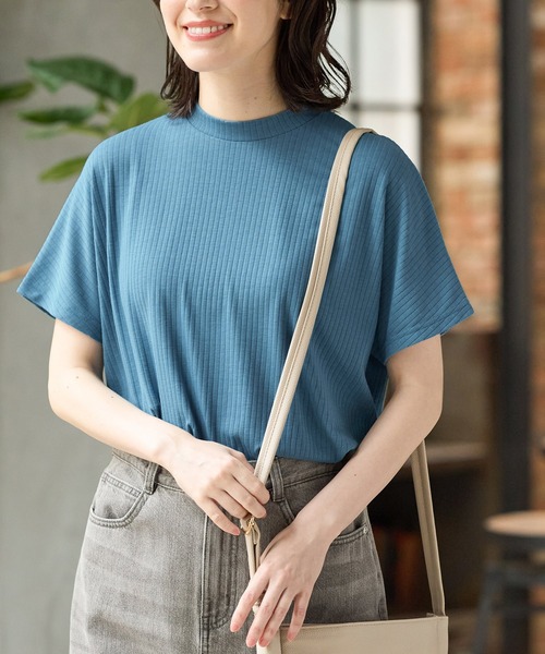 Honeys（ハニーズ） tシャツ 「ハニさら・汗ジミ軽減加工」汗ジミ軽減