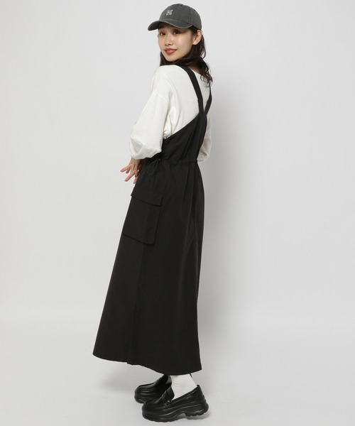 niko and… 「niko and」 サロペットスカート LARGE カーキ