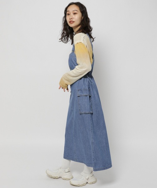 niko and… 「niko and」 サロペットスカート LARGE カーキ