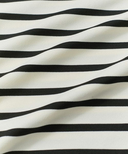 LE CERCLE par rope' tシャツ 半袖 2WAYフレンチスリーブボーダーTee