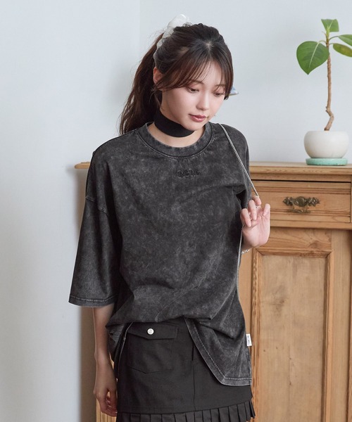RGRG tシャツ ビックシルエットロゴ刺繍Tシャツ レディース : ZOZOTOWN