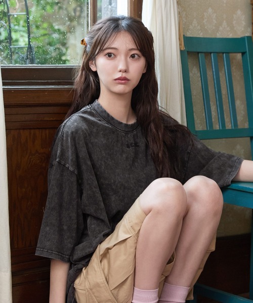 RGRG tシャツ ビックシルエットロゴ刺繍Tシャツ レディース : ZOZOTOWN