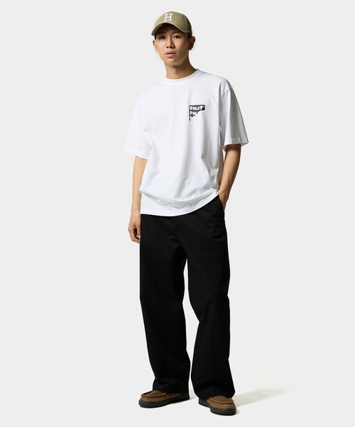 【メンズ】HUF Street Level Mens Tシャツ HUF ハフ Tシャツ Classic H Lips メンズ 通販 人気 ブランド