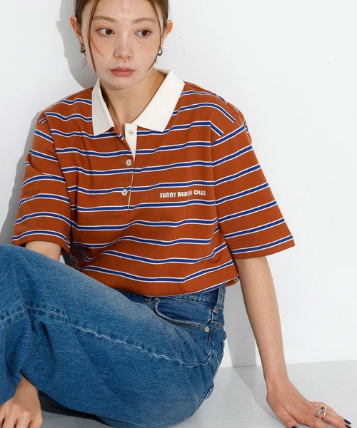 URBAN RESEARCH Sonny Label ポロシャツ ポロ メッセージ