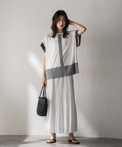MAYSON GREY（メイソングレイ） スカート シアーランダムプリーツ