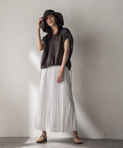 MAYSON GREY（メイソングレイ） スカート シアーランダムプリーツ