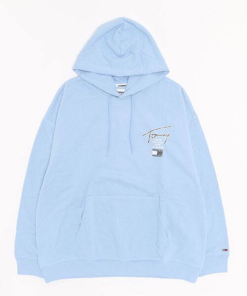 TOMMY JEANS（トミー・ジーンズ） プルオーバーパーカー LARGE ライト