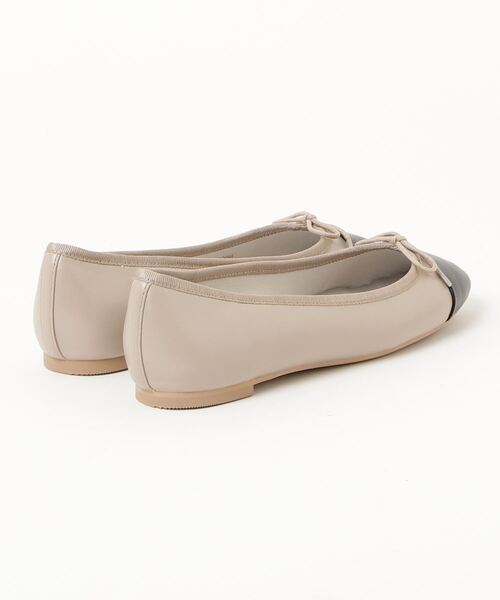 「green label relaxing」 フラットパンプス 24cm ブラック レディース