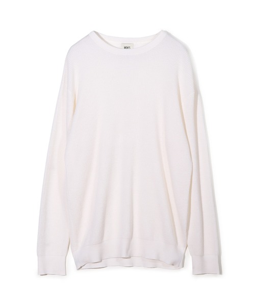 MEN'S BIGI（メンズビギ） セーター ニット メリノウール ワッフル編み