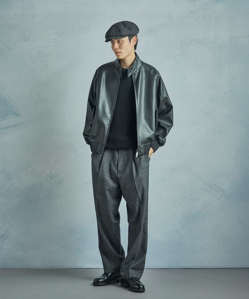 MEN'S BIGI（メンズビギ） セーター ニット メリノウール ワッフル編み